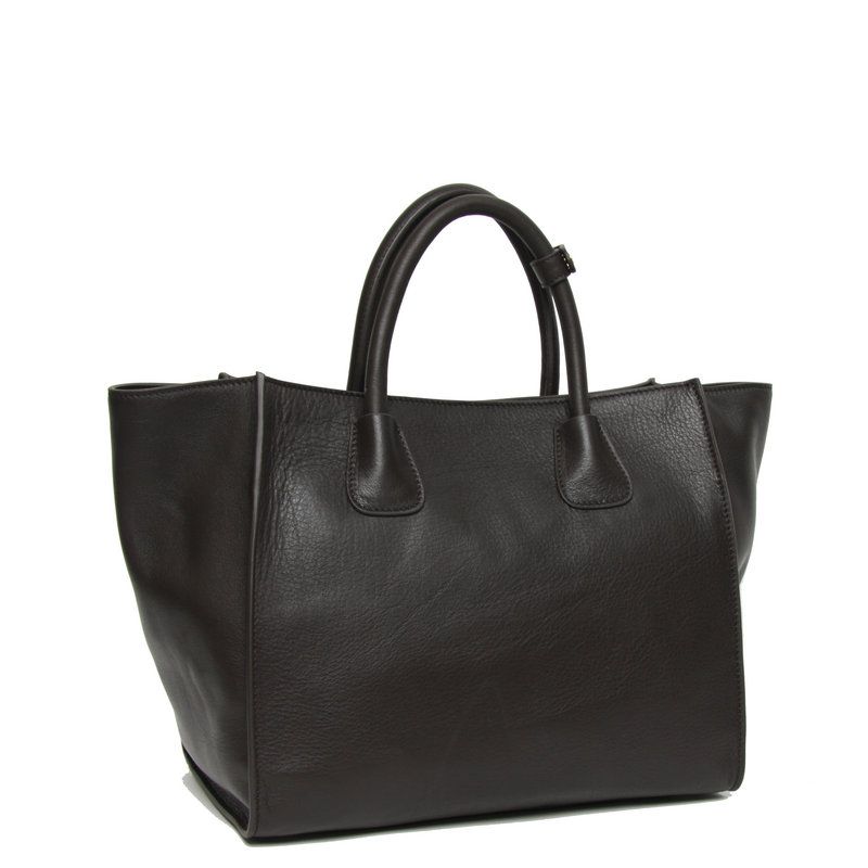 2014 Prada original grainy calfskin tote bag BN2626 black for sale